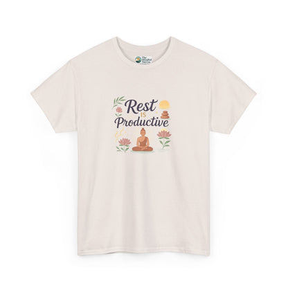 Rest Is Productive T-Shirt – Mindfulness & Meditation Tee