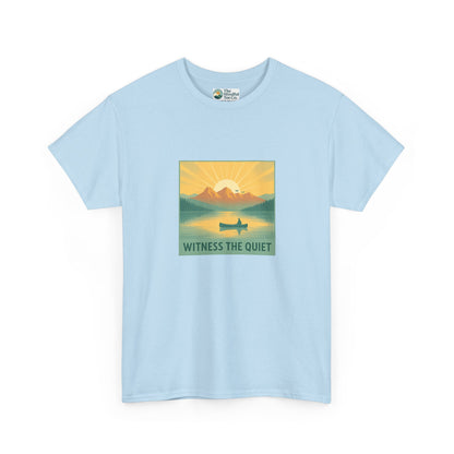 Witness the Quiet Canoe T-Shirt – Nature Mindfulness  Tee