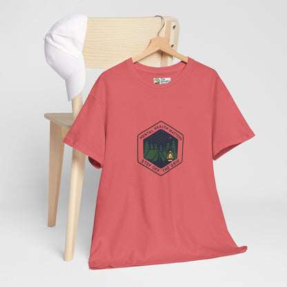 Step Off the Grid T-Shirt – Mental Health Matters Camping Tee