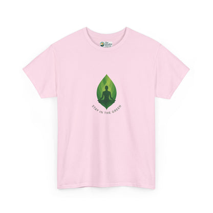 Stay in the Green T-Shirt – Minimalist Meditation Tee