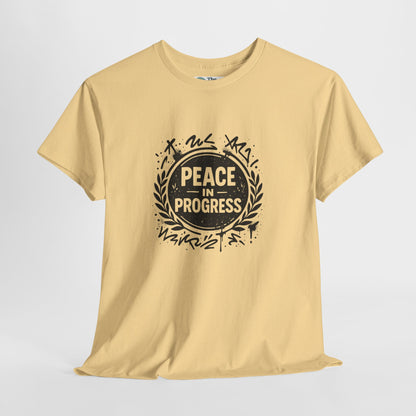 Peace in Progress T-Shirt – Streetwear Mindfulness Tee