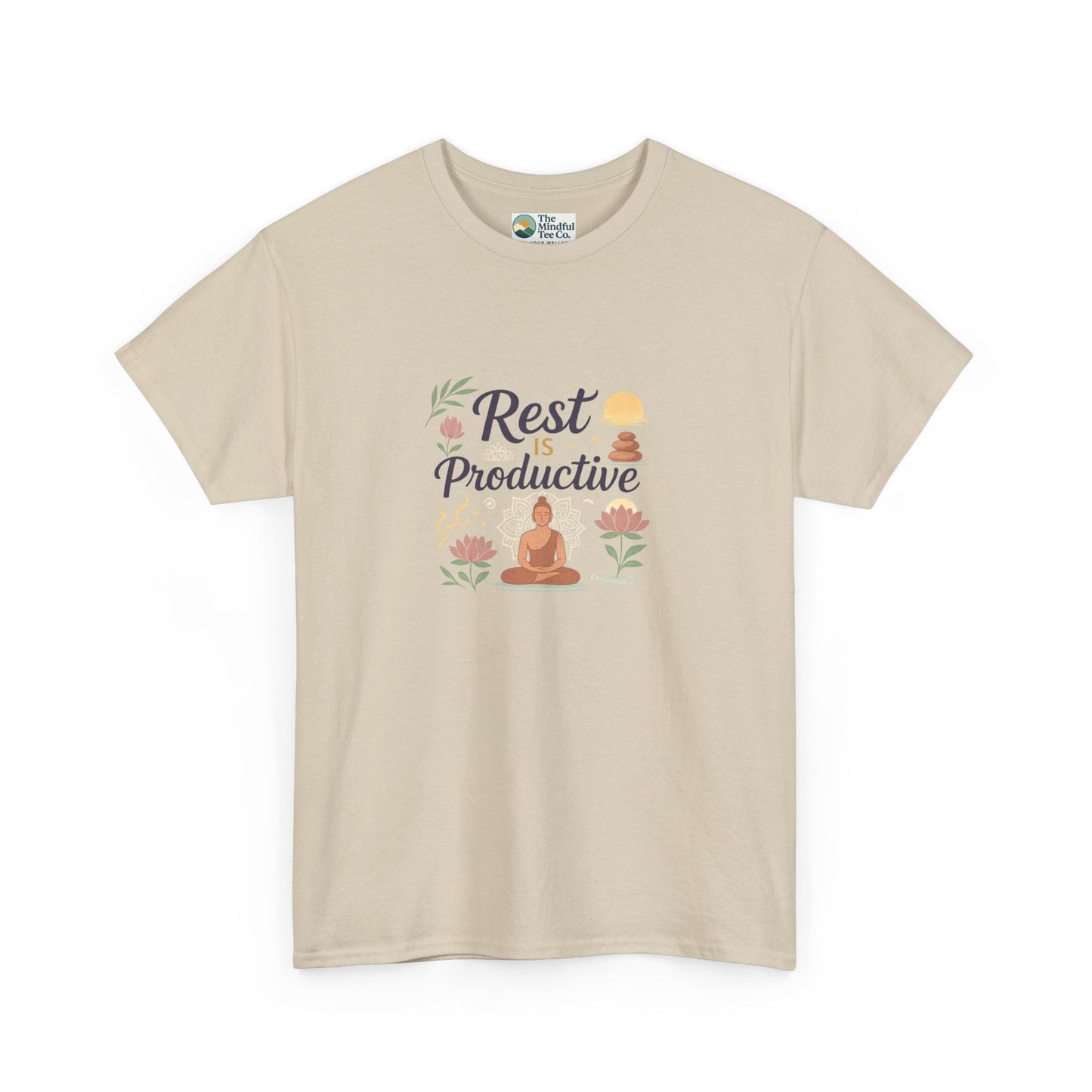 Rest Is Productive T-Shirt – Mindfulness & Meditation Tee