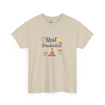 Rest Is Productive T-Shirt – Mindfulness & Meditation Tee