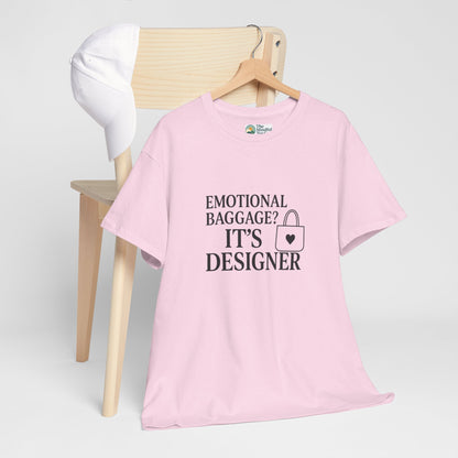 Emotional Baggage? It’s Designer T-Shirt – Mental Health Tee