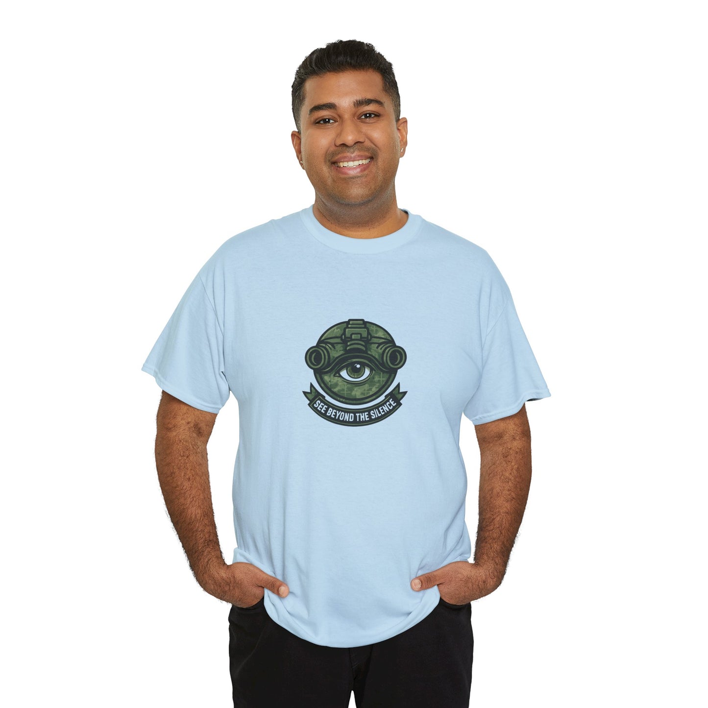 See Beyond the Silence T-Shirt – Military Awareness & Mental Strength  Tee