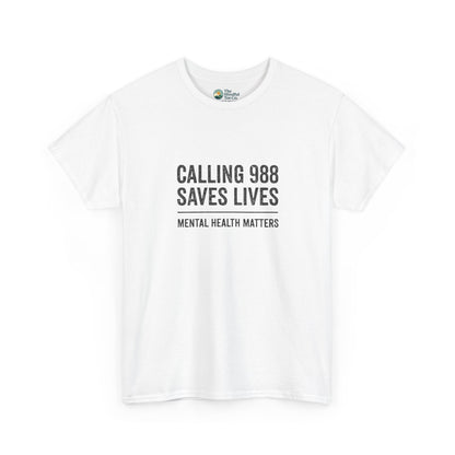 Calling 988 Saves Lives T-Shirt - Mental Health Awareness