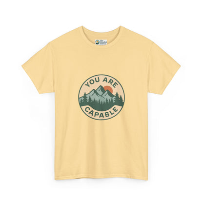 You Are Capable T-Shirt – Motivational Mountain Tee