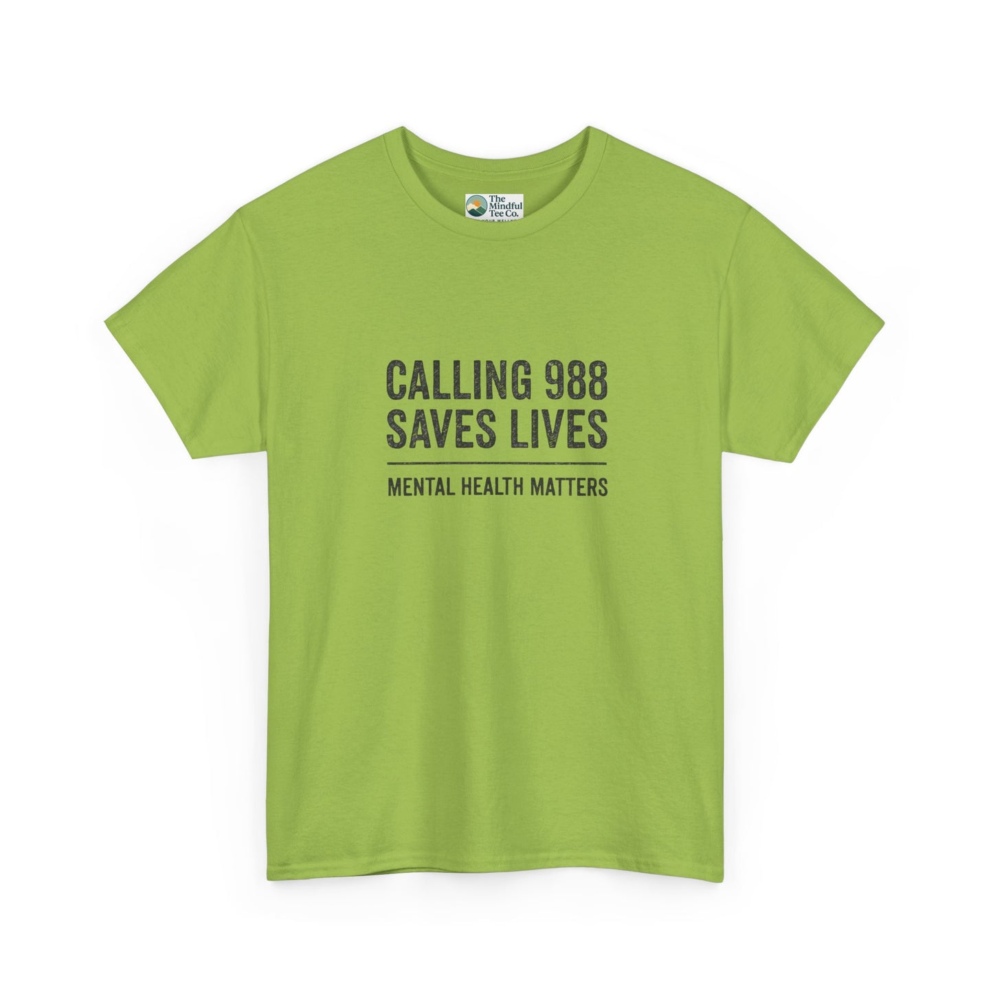Calling 988 Saves Lives T-Shirt - Mental Health Awareness