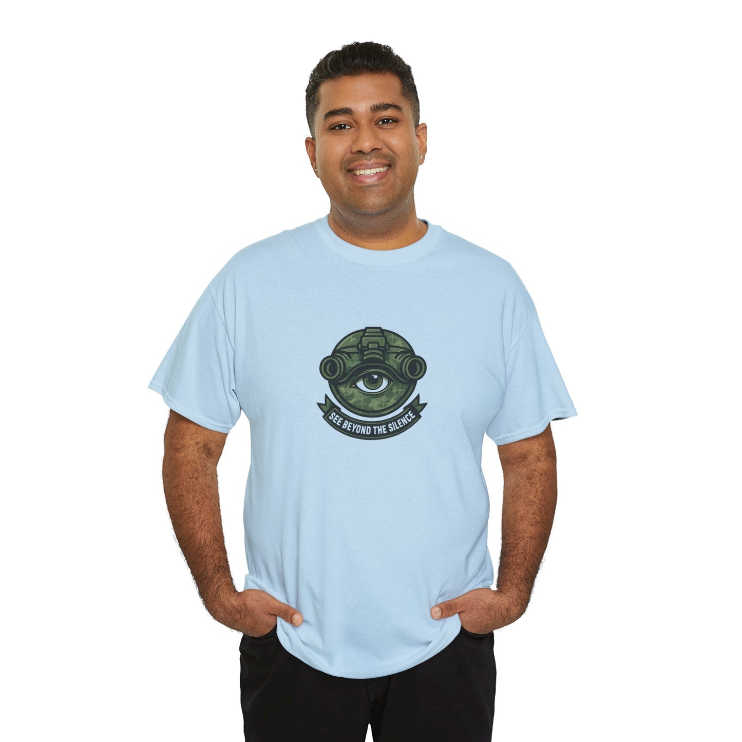 See Beyond the Silence T-Shirt – Military Awareness & Mental Strength  Tee