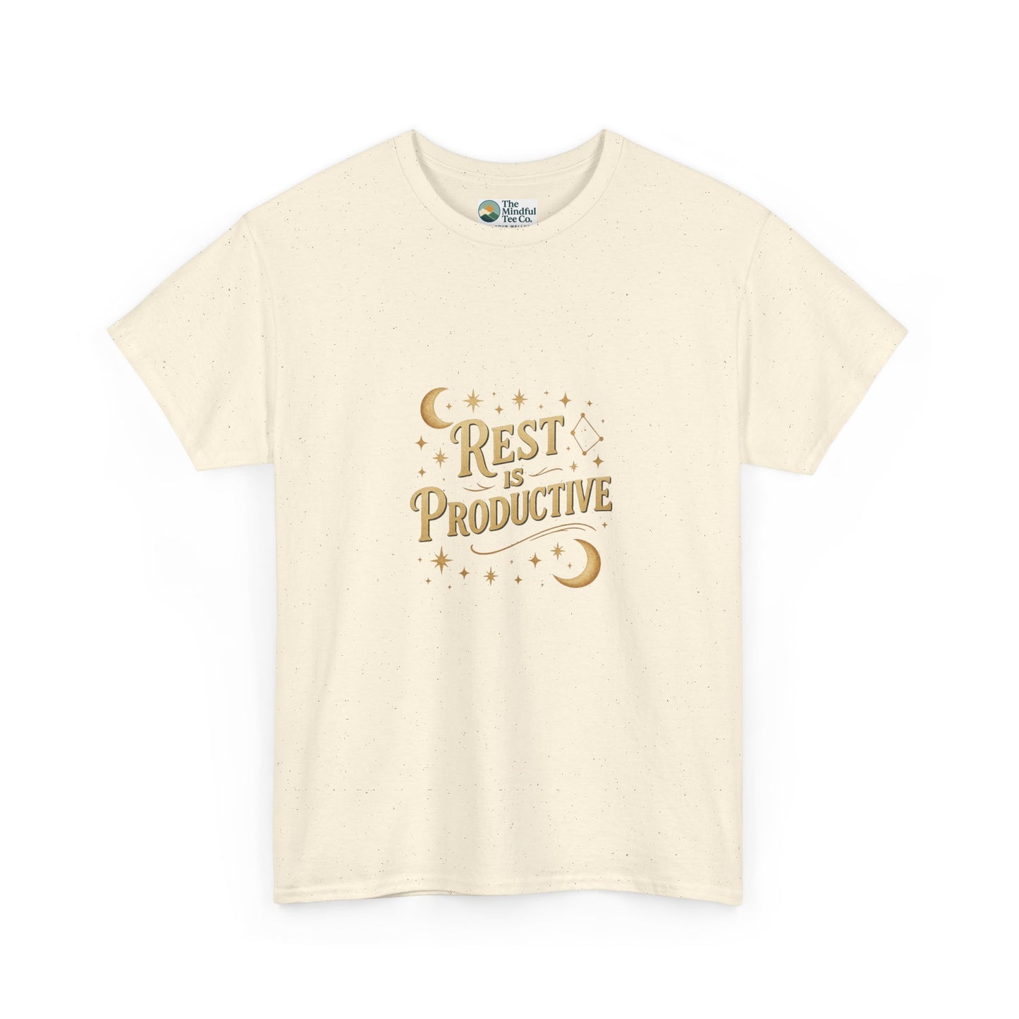 Rest Is Productive T-Shirt – Celestial Self-Care Tee