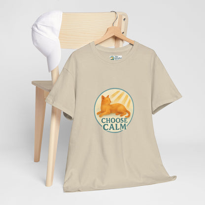 Choose Calm T-Shirt – Relaxing Cat Tee