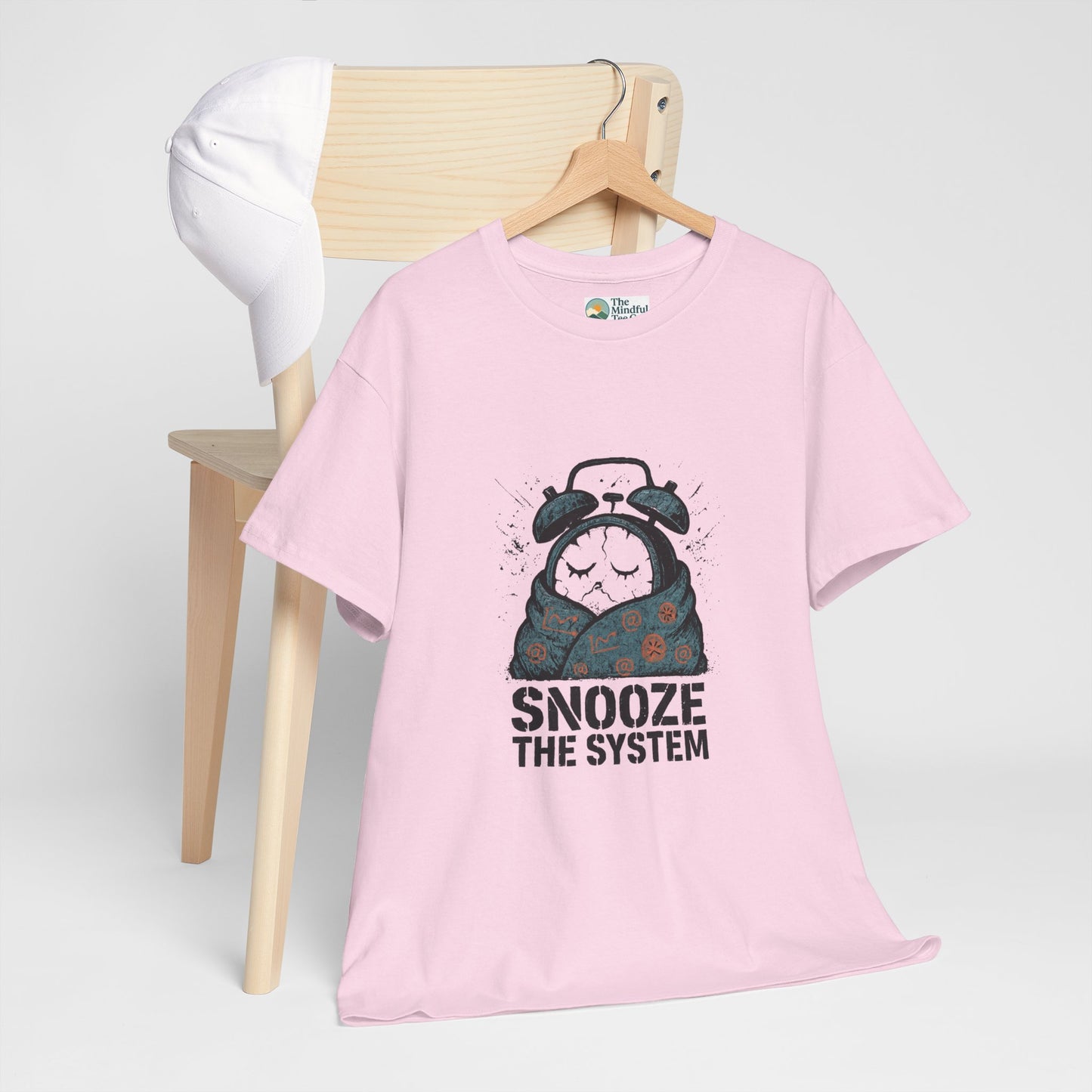 Snooze the System T-Shirt – Anti-Hustle Graphic Tee