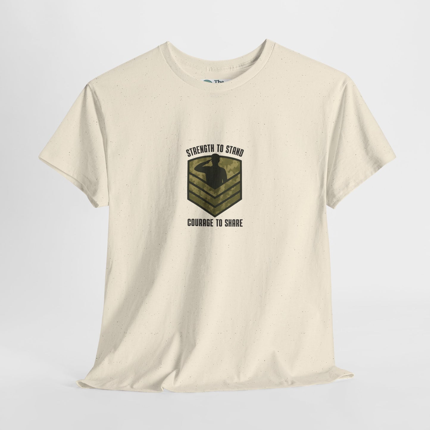 Strength to Stand, Courage to Share T-Shirt – Military Mental Health  Tee
