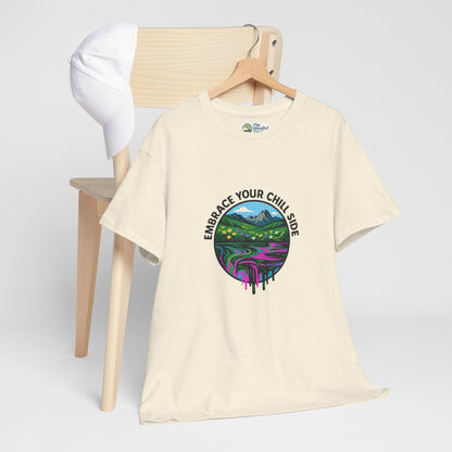 Embrace Your Chill Side T-Shirt - Alpine Meadow Meltdown Tee