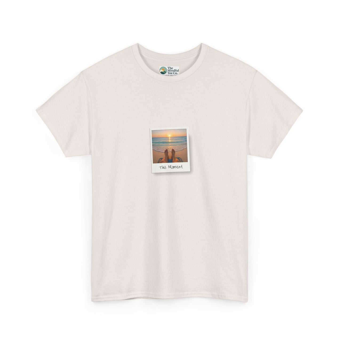 This Moment T-Shirt - Ocean Sunset Mindfulness Tee
