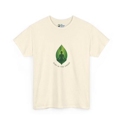 Stay in the Green T-Shirt – Minimalist Meditation Tee