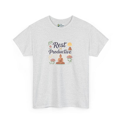 Rest Is Productive T-Shirt – Mindfulness & Meditation Tee
