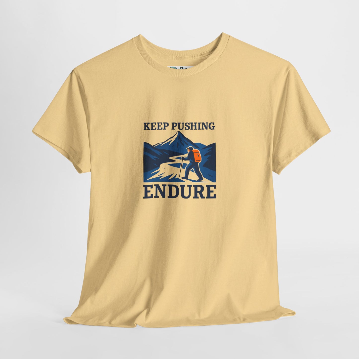 Keep Pushing Endure T-Shirt – Motivational Hiking Tee
