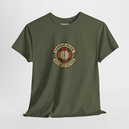 Combat Medic T-Shirt – Healing Is Tactical Graphic Tee