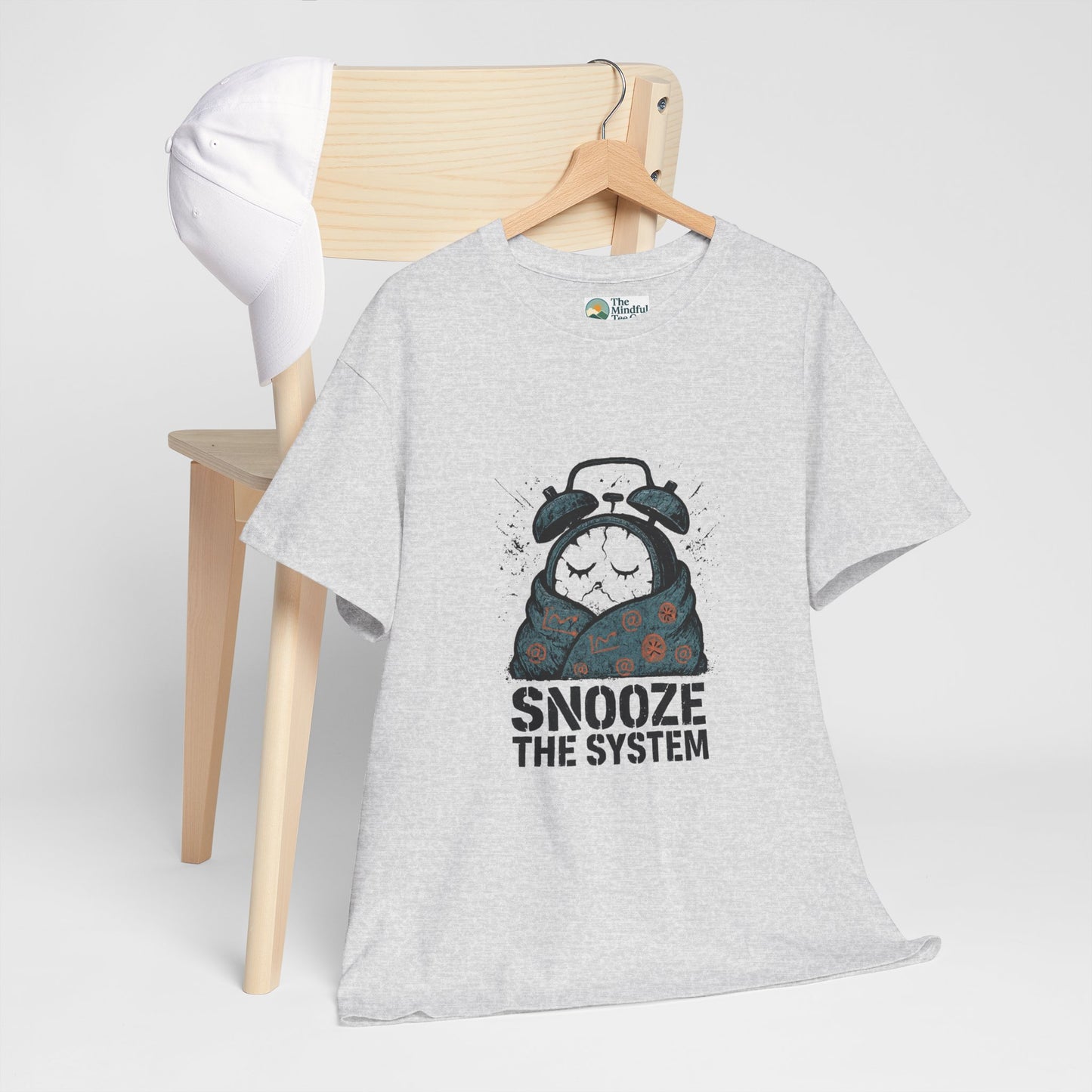 Snooze the System T-Shirt – Anti-Hustle Graphic Tee
