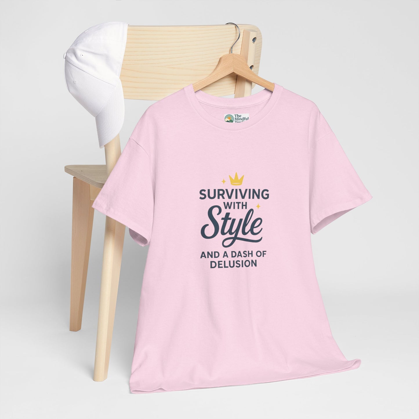 Surviving with Style T-Shirt – Mental Health & Self-Care Tee