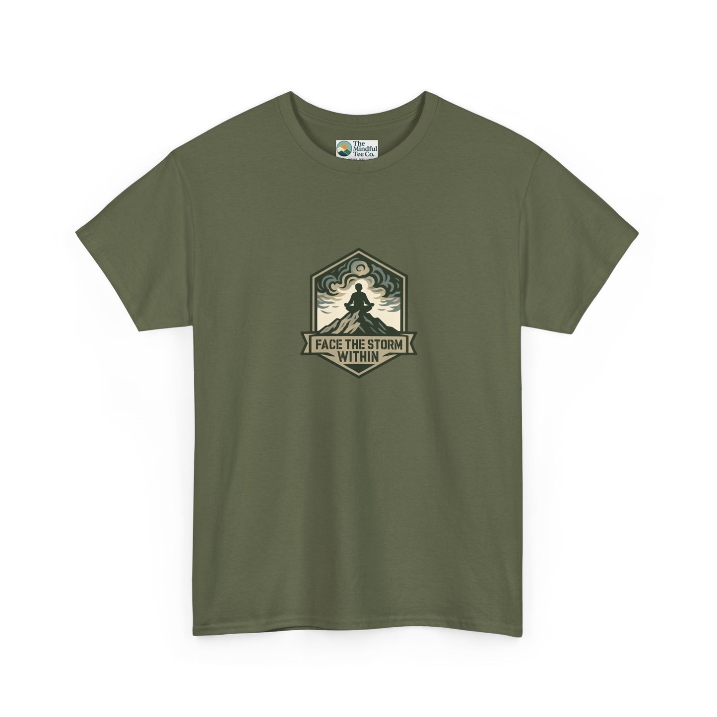 Face the Storm Within T-Shirt – Military Mental Strength Tee