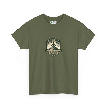 Face the Storm Within T-Shirt – Military Mental Strength Tee