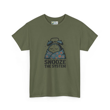 Snooze the System T-Shirt – Anti-Hustle Tee