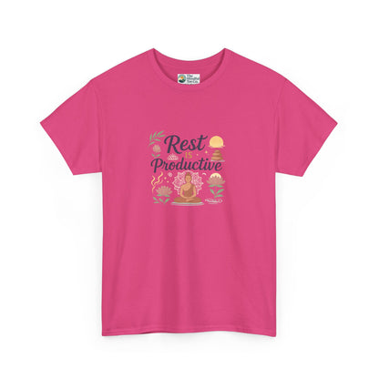 Rest Is Productive T-Shirt – Mindfulness & Meditation Tee