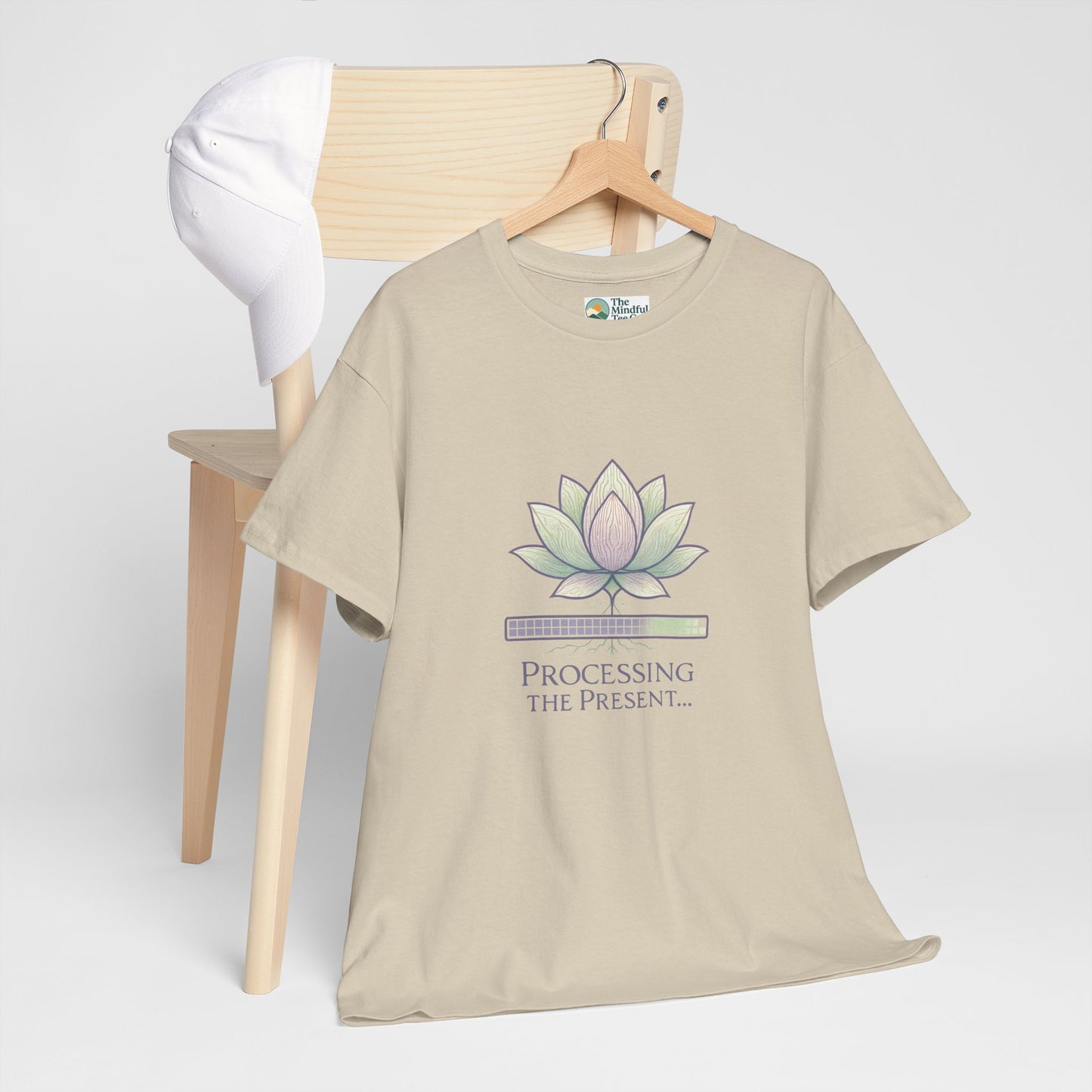 Processing the Present T-Shirt – Mindfulness & Balance Tee