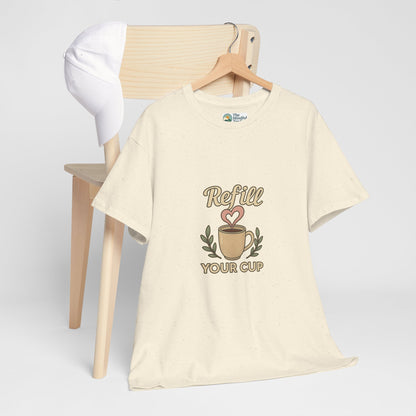 Refill Your Cup T-Shirt – Self-Care & Renewal  Tee