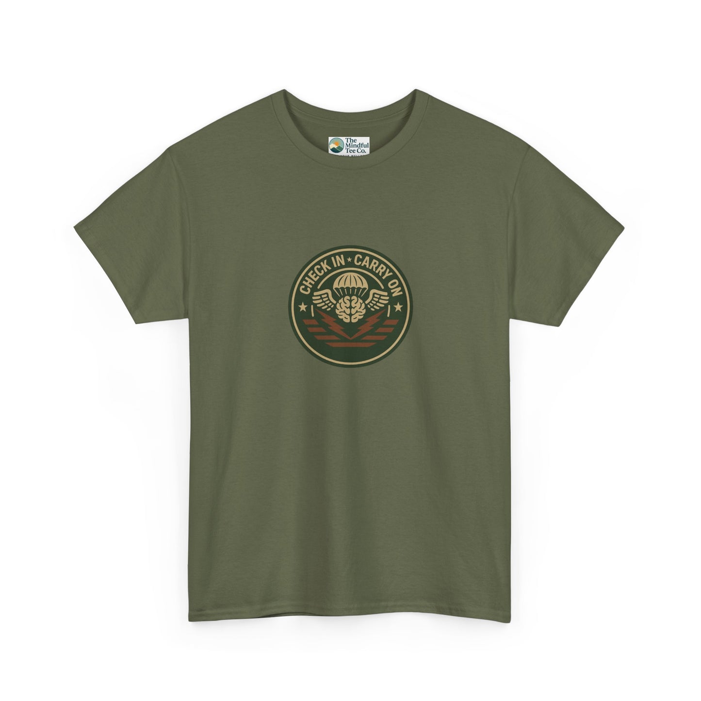 Check In, Carry On T-Shirt - Military Mental Health Tee
