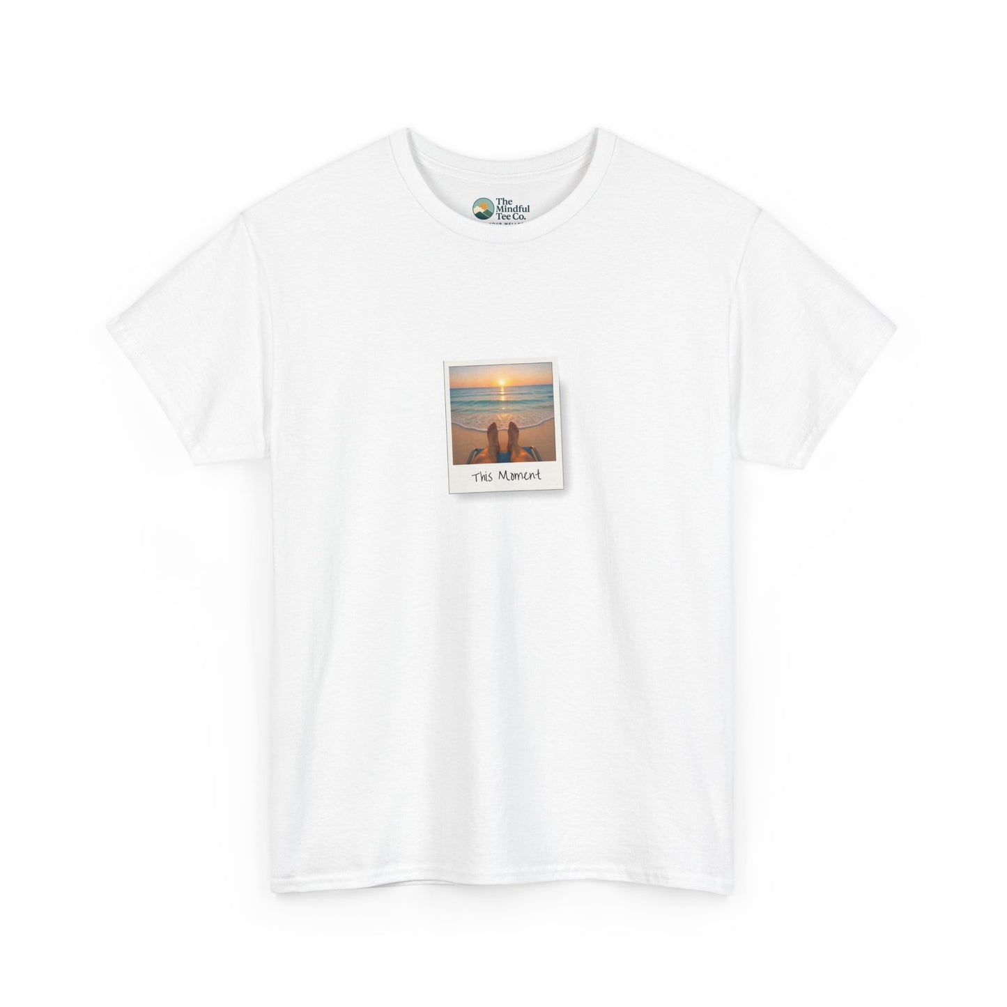 This Moment T-Shirt - Ocean Sunset Mindfulness Tee