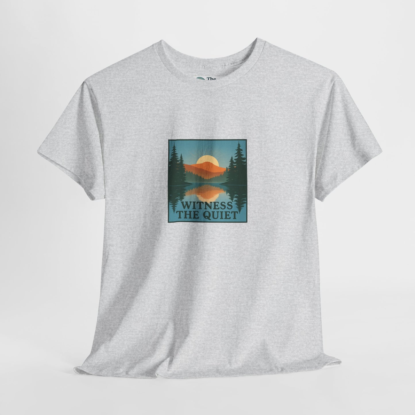 Witness the Quiet T-Shirt - Nature Mindfulness Reflection Tee