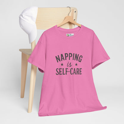 Napping Is Self-Care T-Shirt – Funny Mental Health Tee