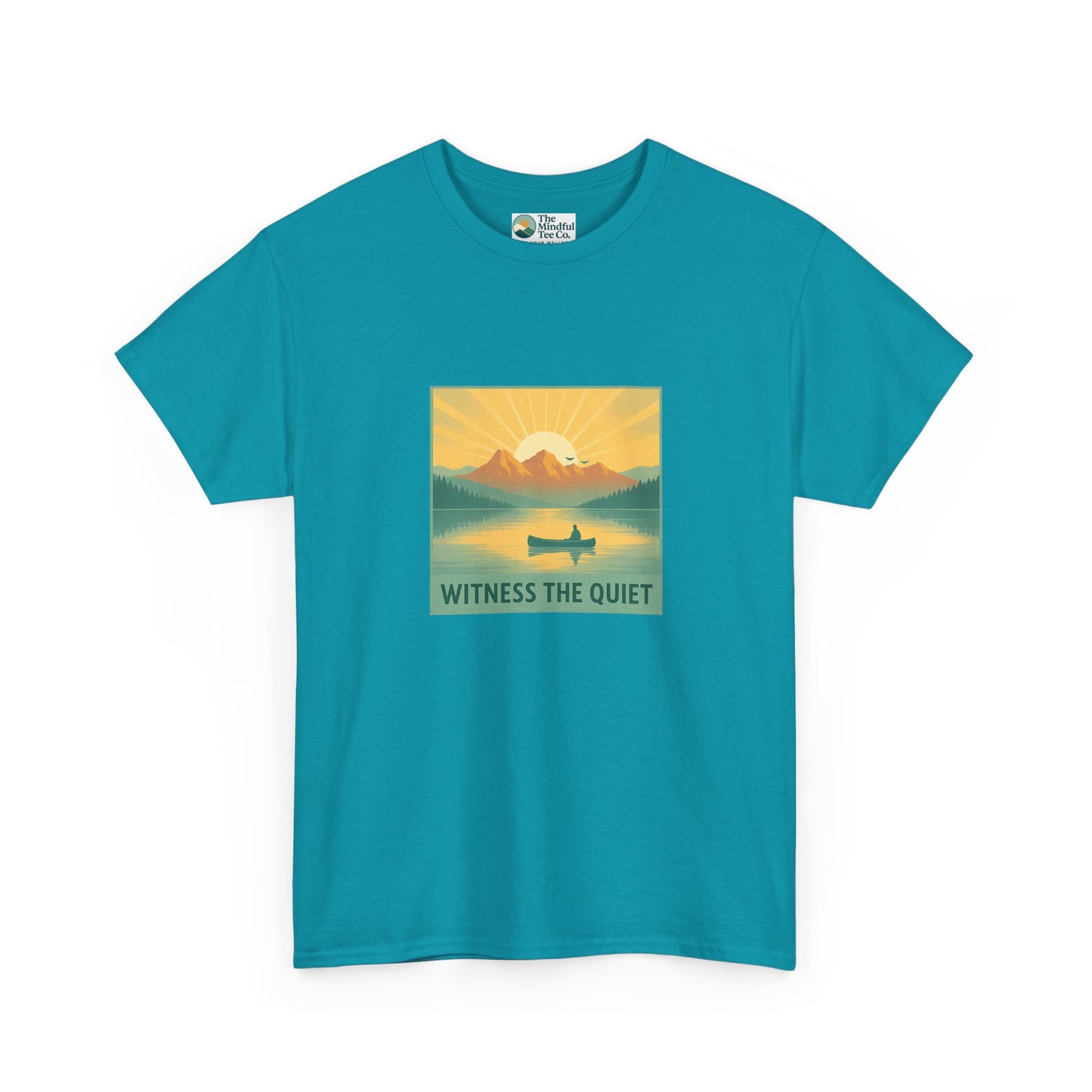 Witness the Quiet Canoe T-Shirt – Nature Mindfulness  Tee