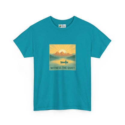Witness the Quiet Canoe T-Shirt – Nature Mindfulness  Tee