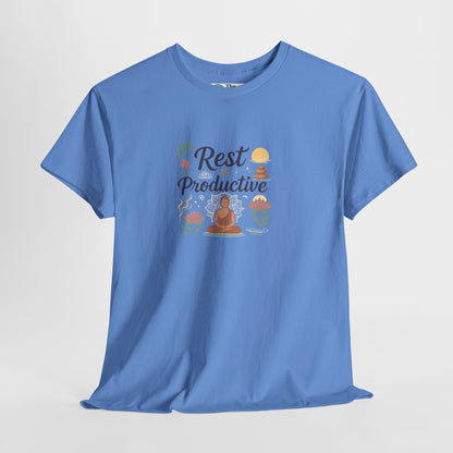 Rest Is Productive T-Shirt – Mindfulness & Meditation Tee