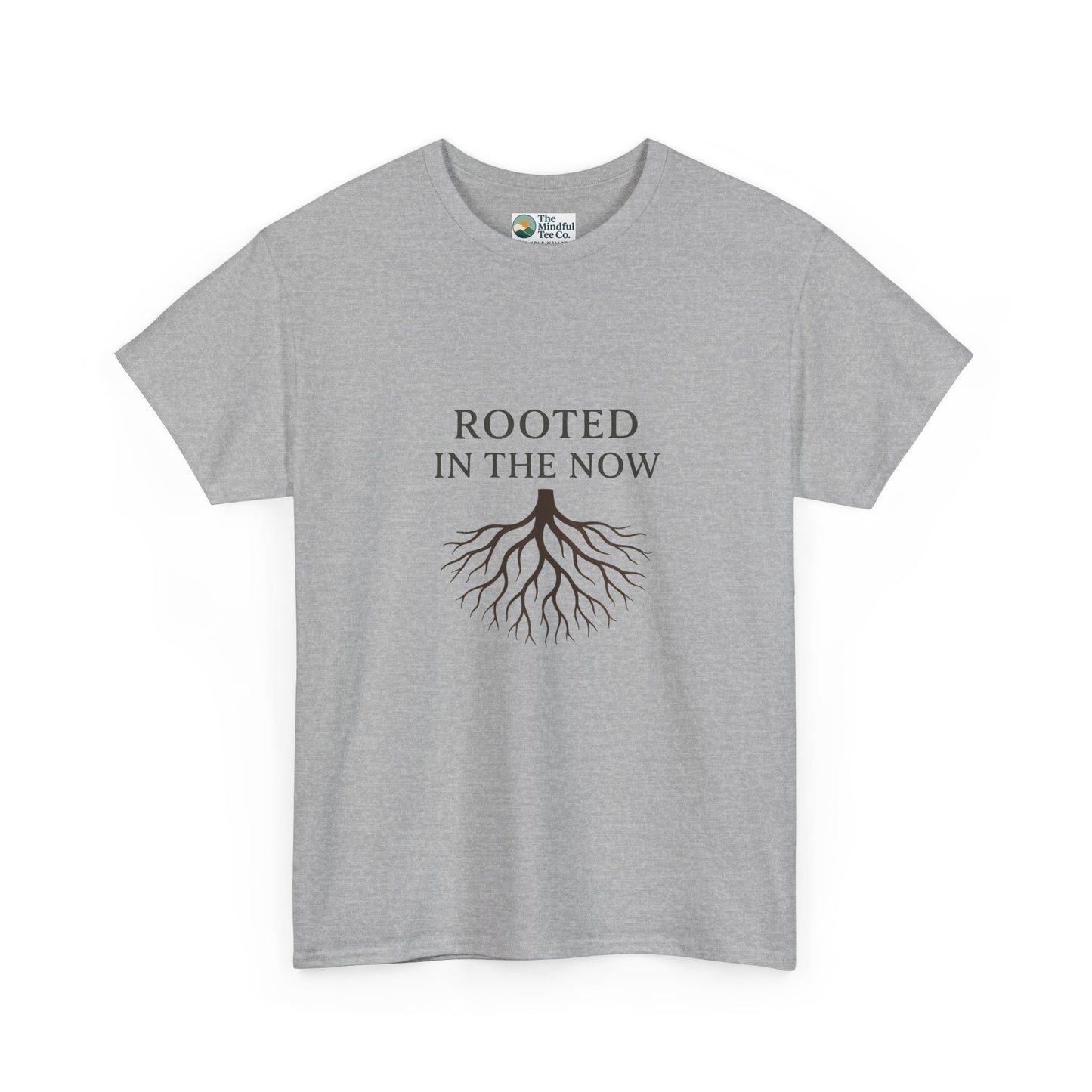 Rooted in the Now T-Shirt – Mindfulness & Grounding Tee