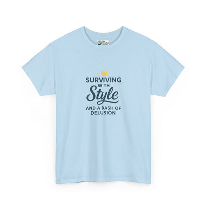 Surviving with Style T-Shirt – Mental Health & Self-Care Tee