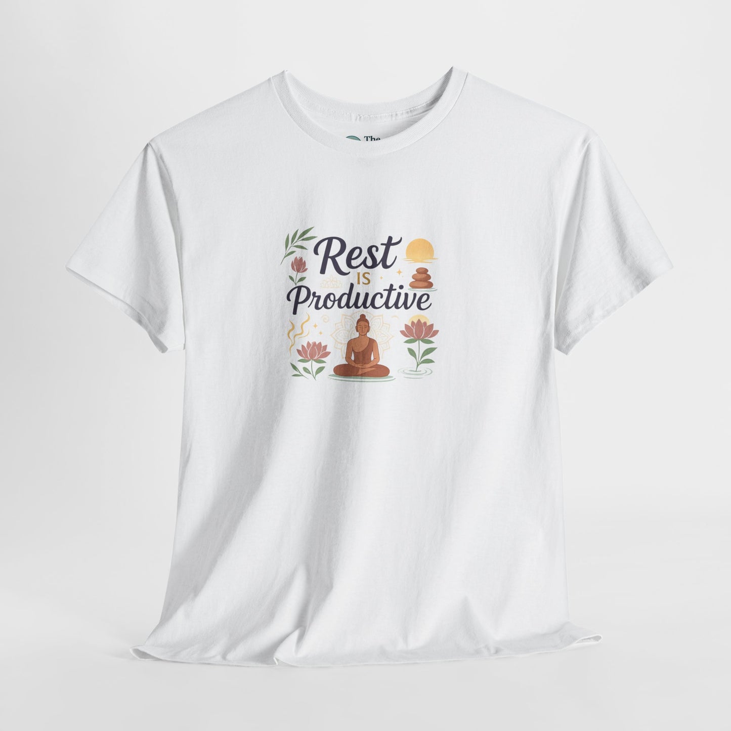 Rest Is Productive T-Shirt – Mindfulness & Meditation Tee