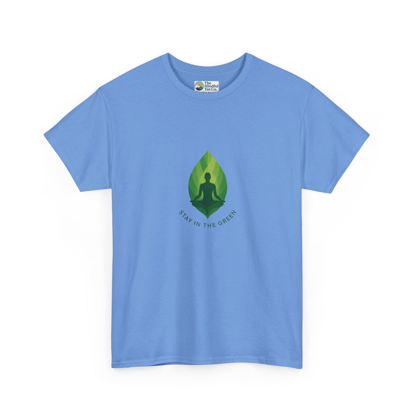 Stay in the Green T-Shirt – Minimalist Meditation Tee