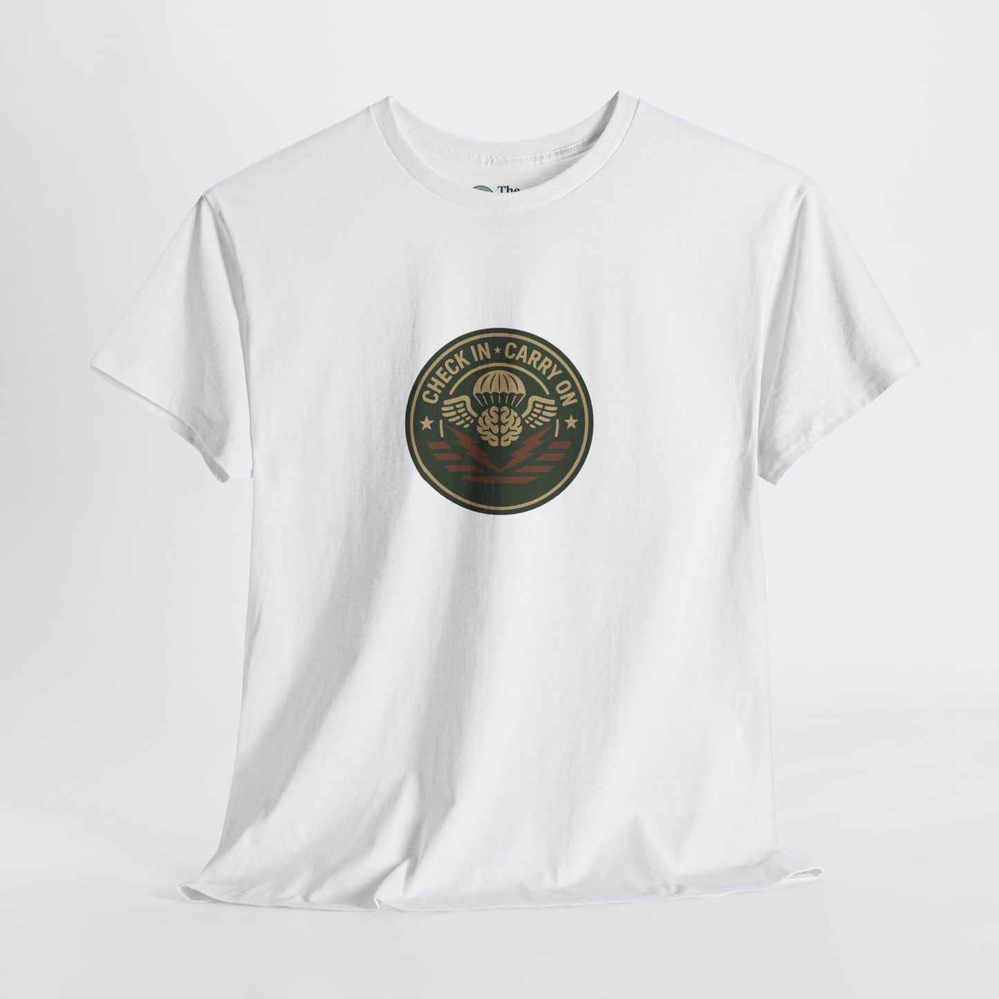 Check In, Carry On T-Shirt - Military Mental Health Tee