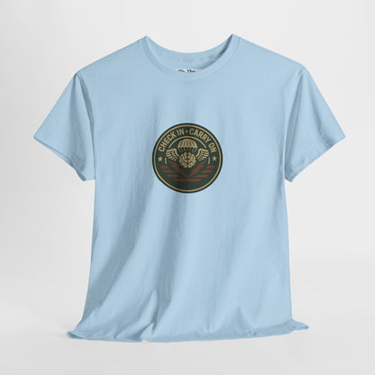 Check In, Carry On T-Shirt - Military Mental Health Tee
