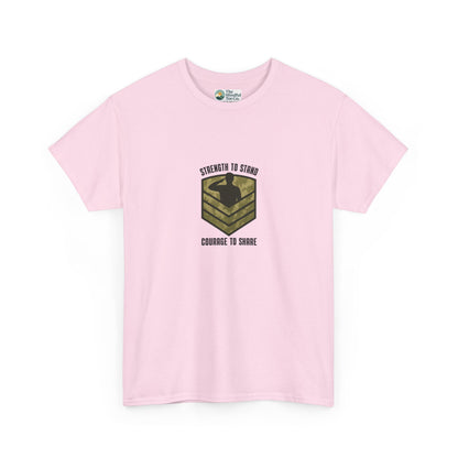 Strength to Stand, Courage to Share T-Shirt – Military Mental Health  Tee