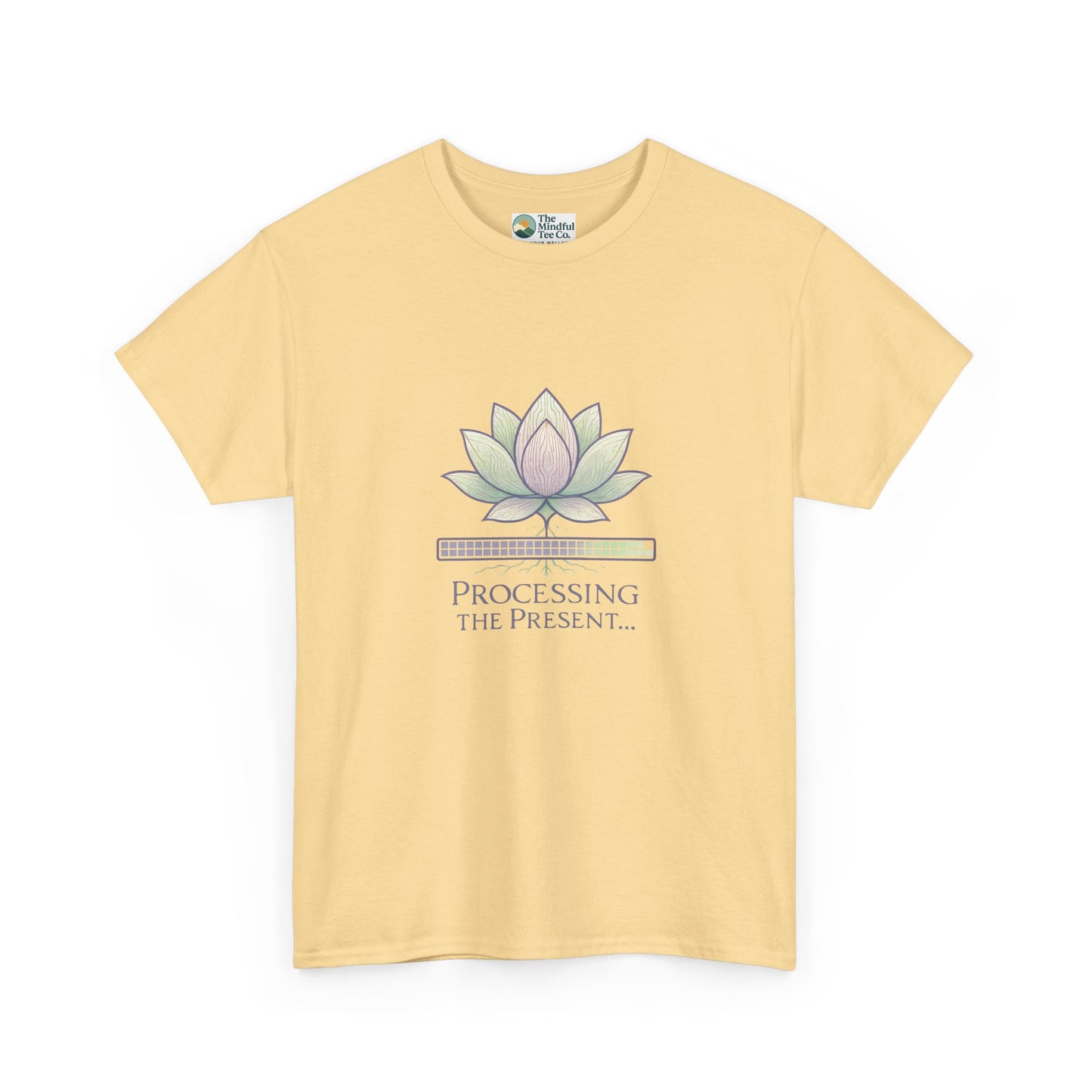 Processing the Present T-Shirt – Mindfulness & Balance Tee