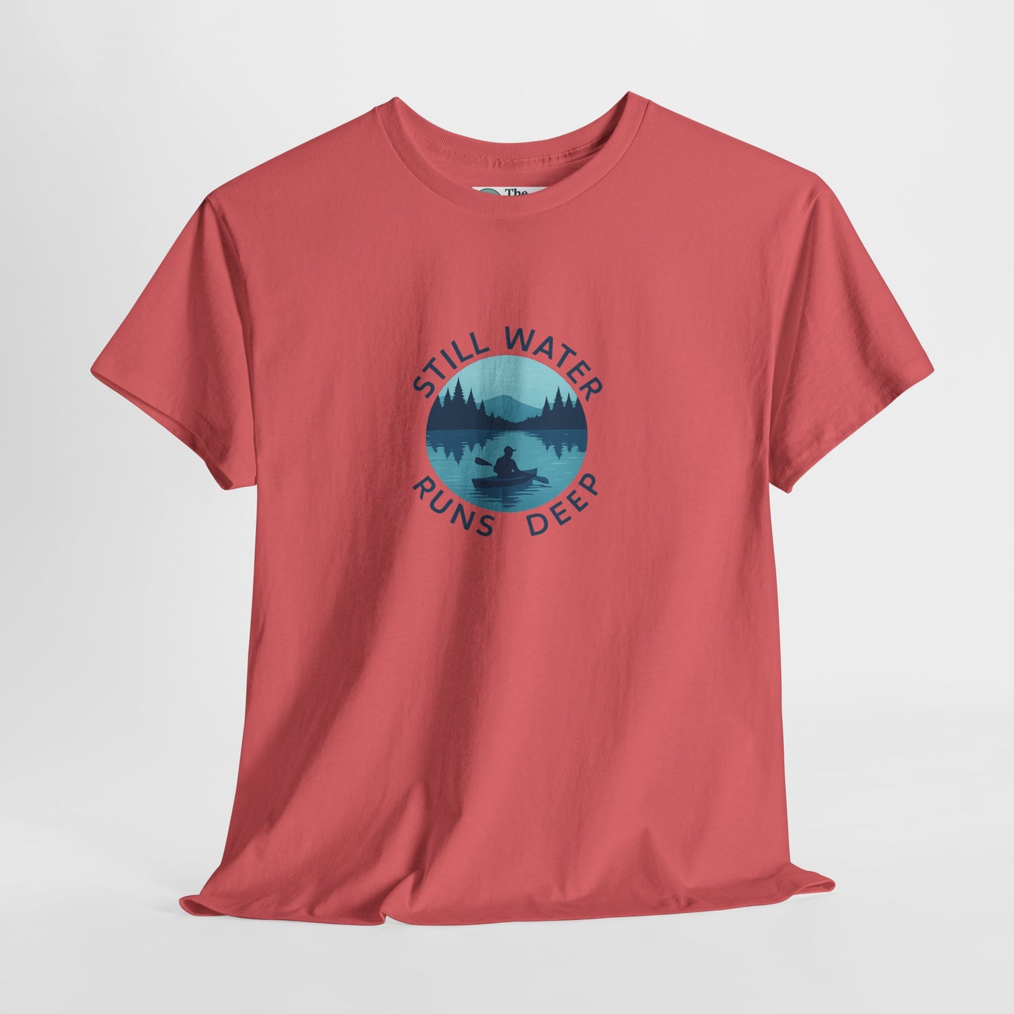 Still Water Runs Deep T-Shirt – Lake Reflection Mental Health Tee