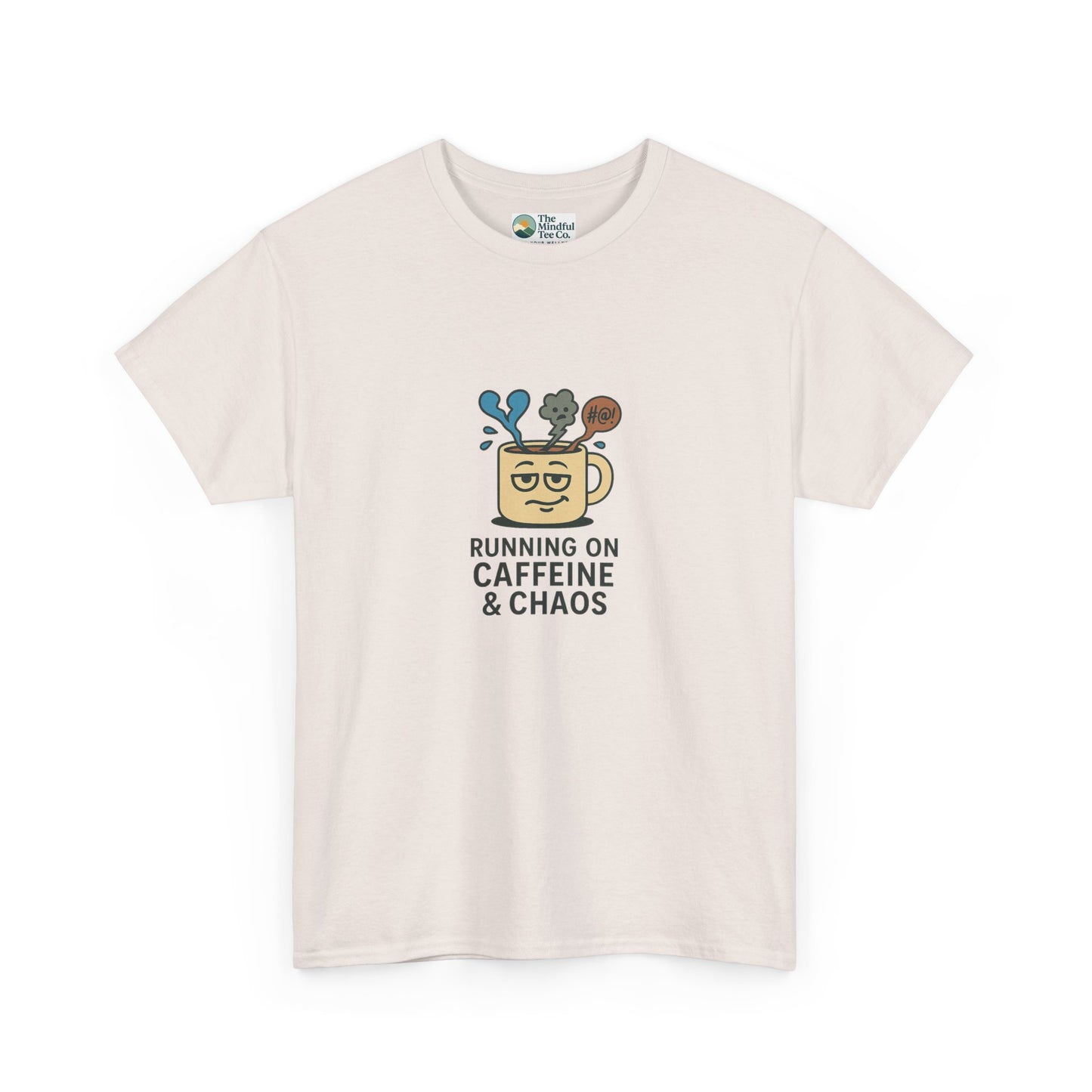 Running on Caffeine & Chaos T-Shirt – Funny Coffee Lover Tee