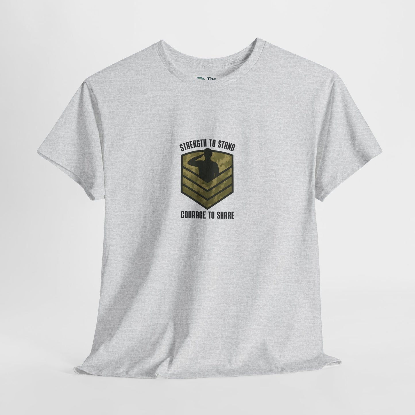 Strength to Stand, Courage to Share T-Shirt – Military Mental Health  Tee