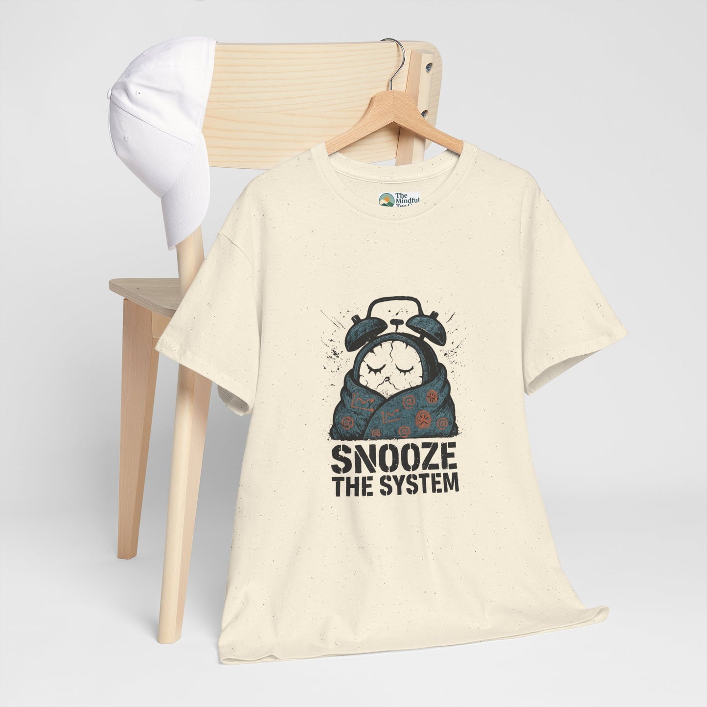 Snooze the System T-Shirt – Anti-Hustle Graphic Tee